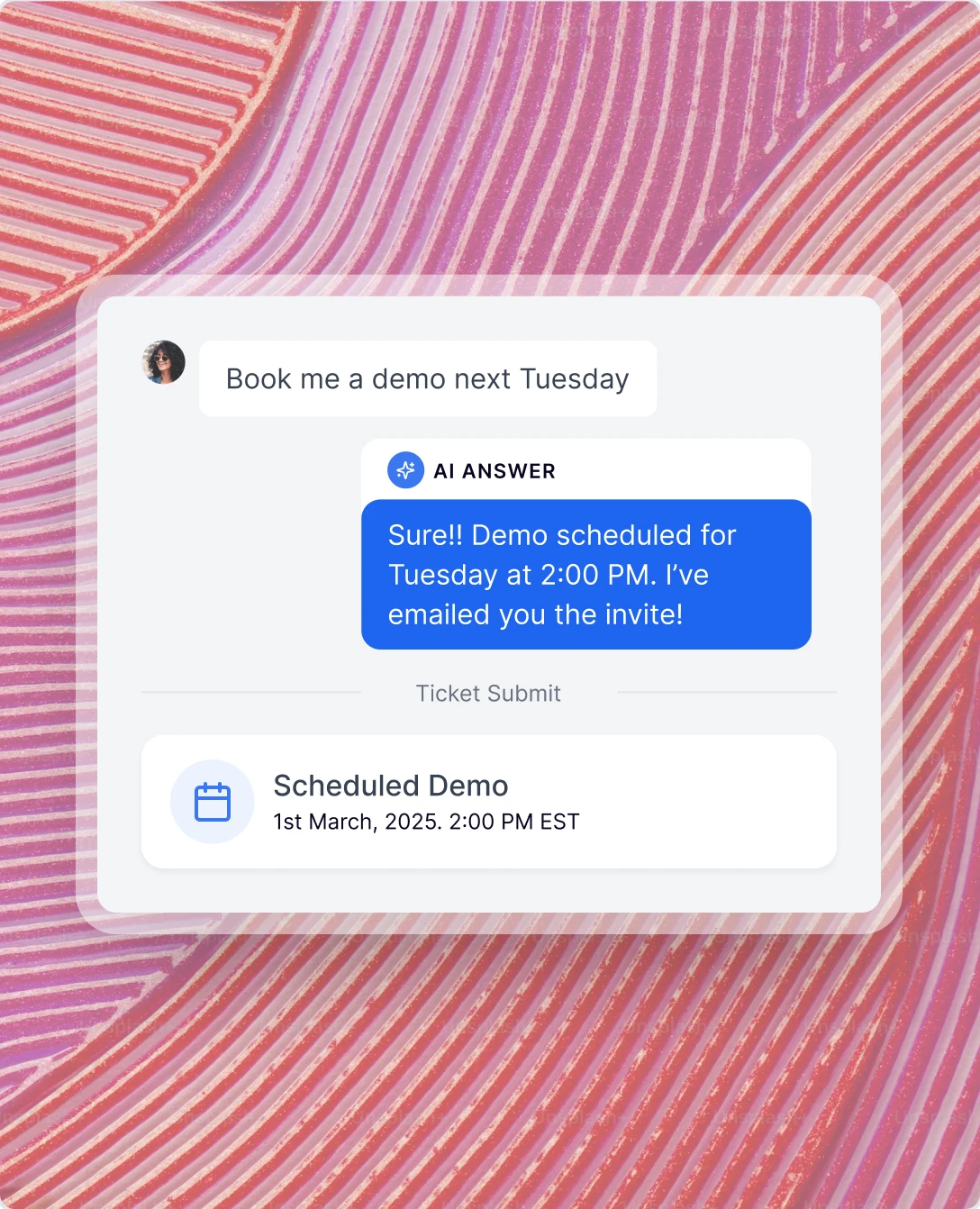 AI Handles Queries & Tasks